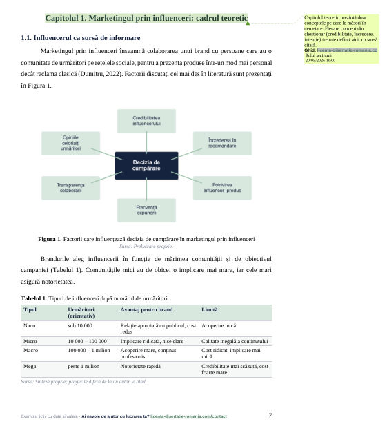 Pagină de exemplu pentru ghidul: Structura