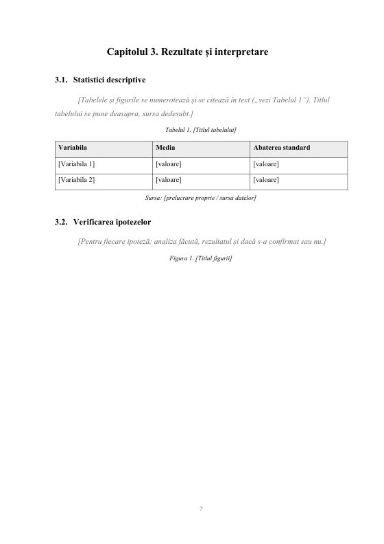 Pagină din modelul de licență în Word cu titlul tabelului deasupra, sursa dedesubt și legenda figurii